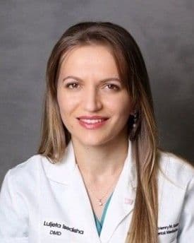Dr. Luljeta Isedisha, MS, DMD headshot